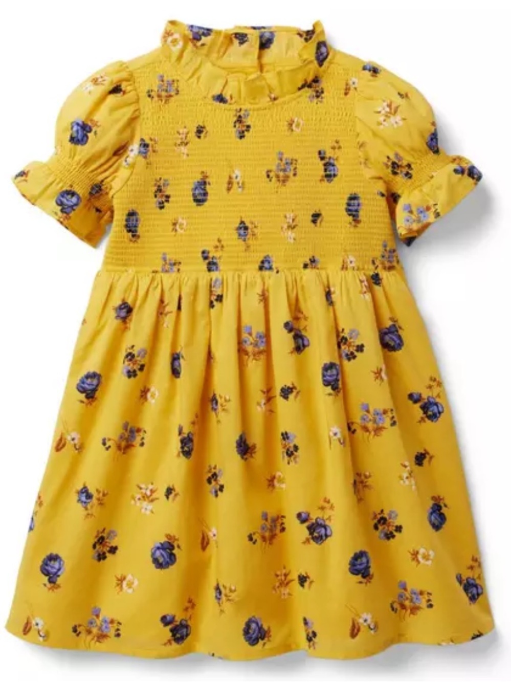 Janie & Jack Girls Yolk Yellow Floral The
Hannah Floral Smocked Dress Size 8 10